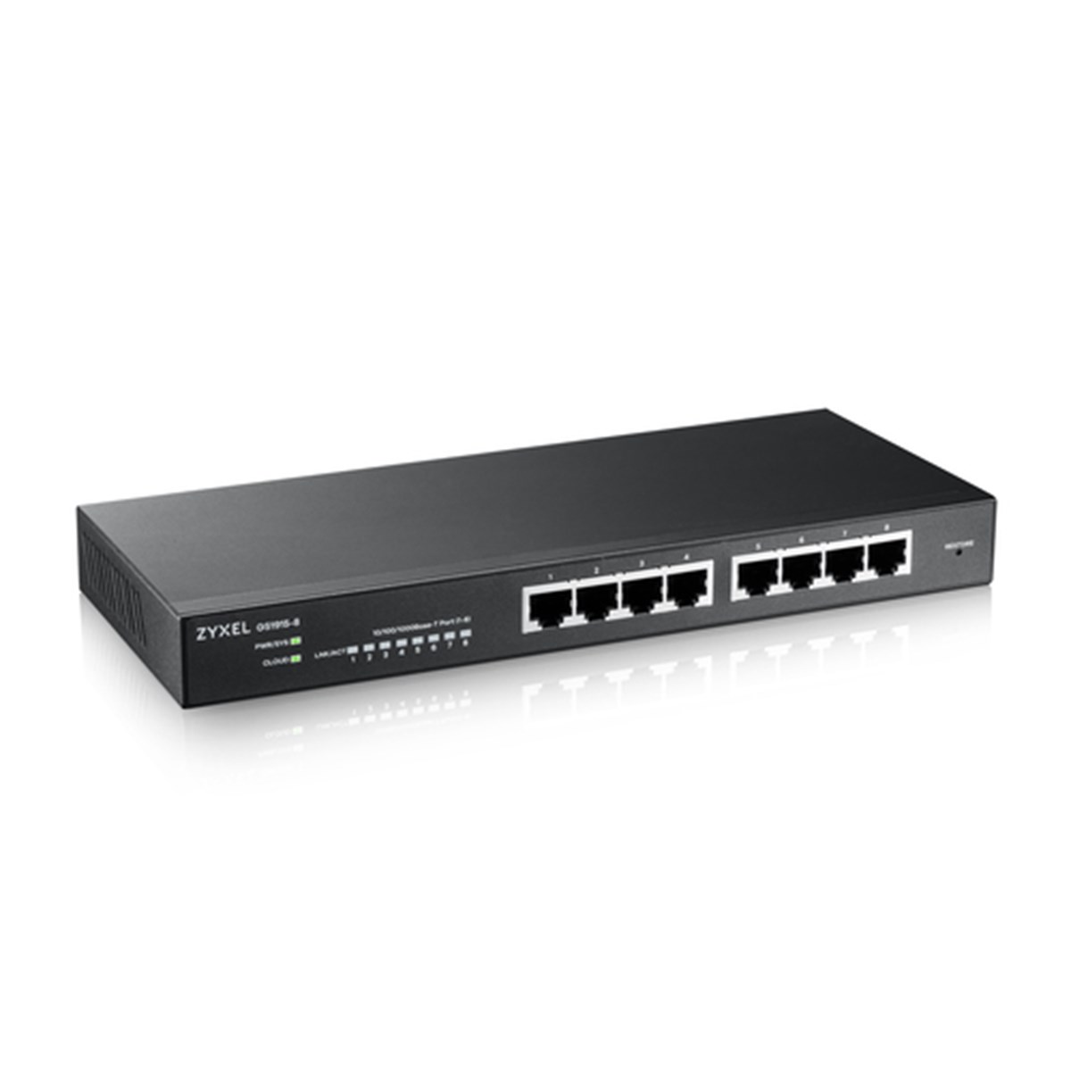 ZYXEL SWITCH MANAGED NEBULAFLEX 8 PORTE GIGABIT, IPV6, VLAN, SENZA VENTOLE, DESKTOP