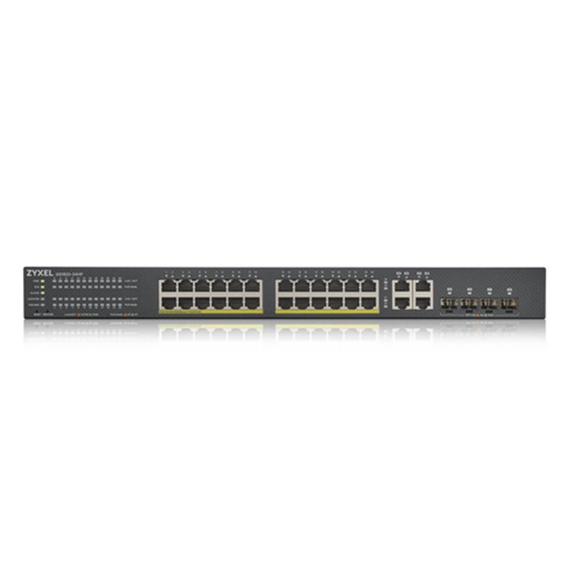 ZYXEL SWITCH SMART MANAGED 24 PORTE GIGABIT POE + 4 UPLINK