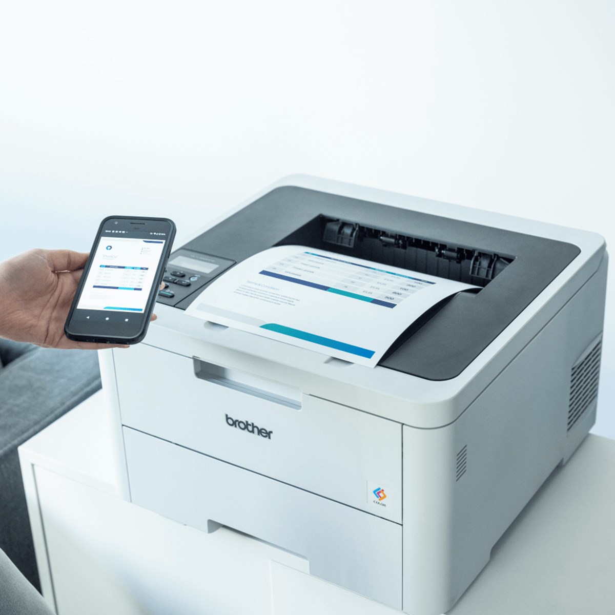 BROTHER STAMP. LASER LED A4 COLORE, 18PPM, USB/WIFI
