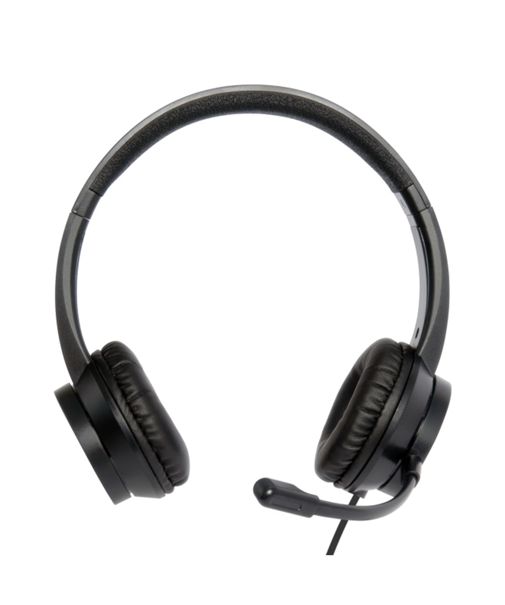 VULTECH CUFFIE CON MICROFONOCON ARCHETTO REGOLABILE, CON FILO USB
