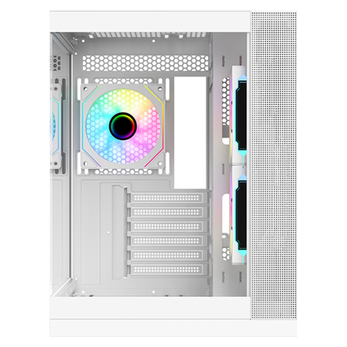 ITEK CASE DARK CAVE DS, GAMING TOWER, ATX, 3X12CM ARGB FAN, 2XUSB3, TYPE-C, SIDE  FRONT PANEL TEMP