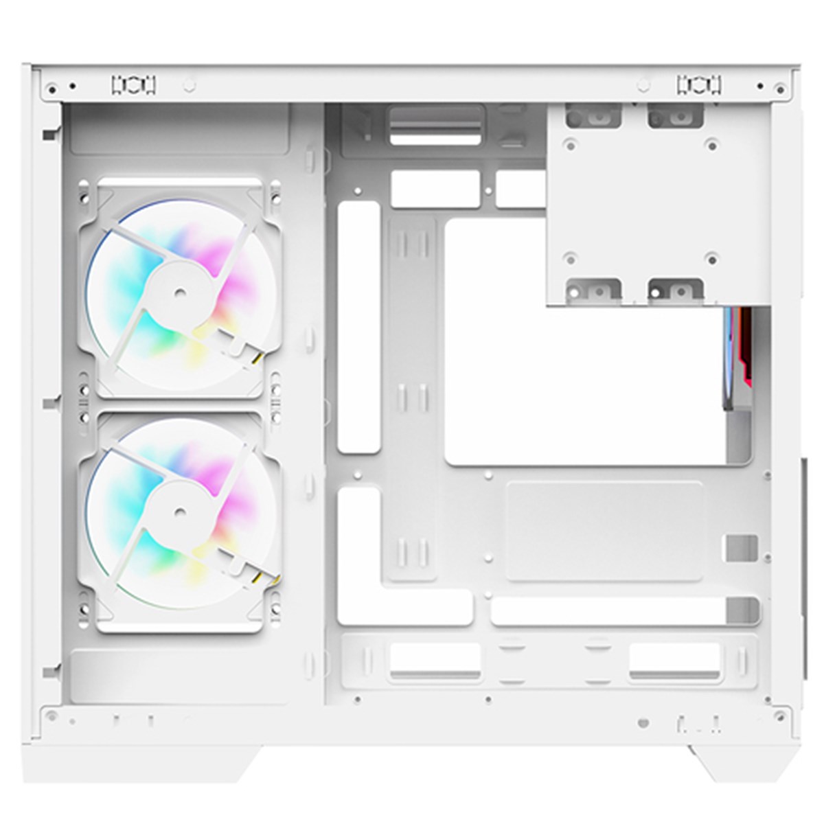 ITEK CASE DARK CAVE DS, GAMING TOWER, ATX, 3X12CM ARGB FAN, 2XUSB3, TYPE-C, SIDE  FRONT PANEL TEMP