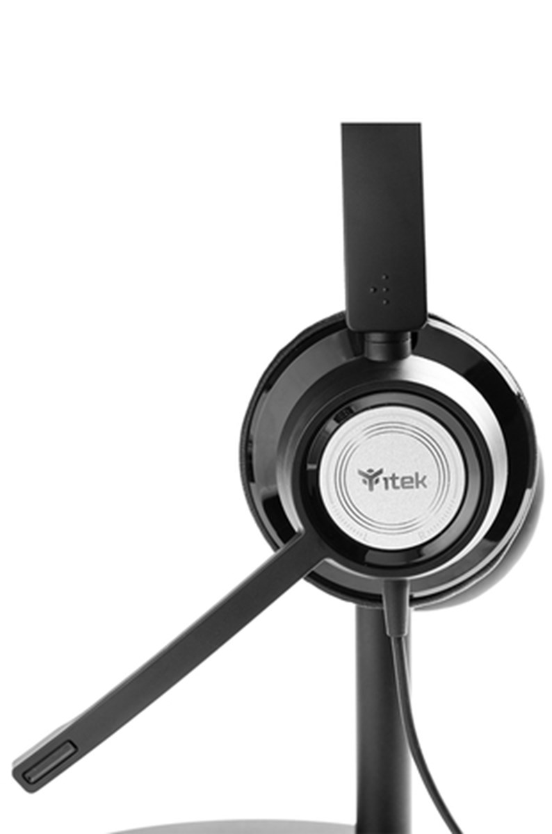 ITEK CUFFIA CON MICROFONO H362, USB, JACK 3.5MM, CONT. VOLUME, ALTAQUALITA AUDIO