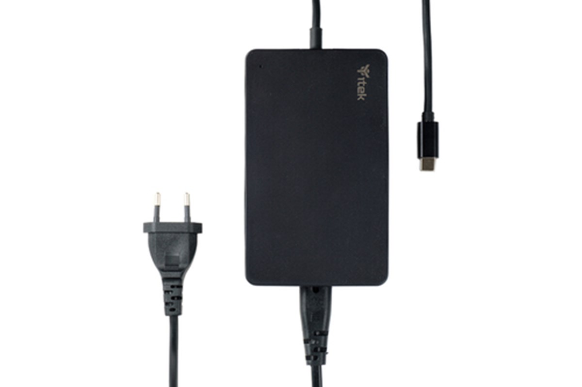 ITEK ALIMENTATORE UNIVERSALE PER DISPOSITIVI USB-C - 65W, SILM DESIGN