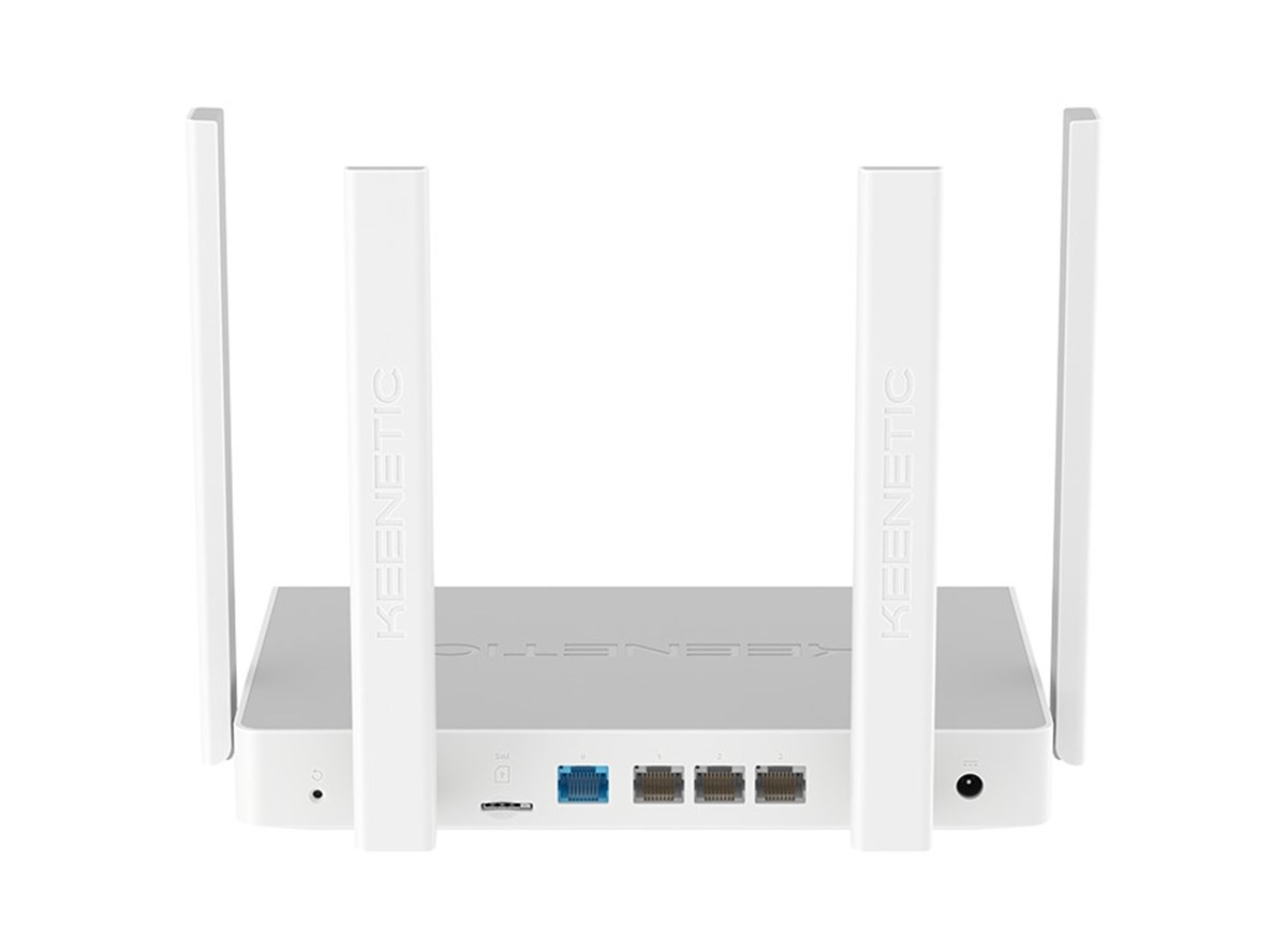 KEENETIC HERO 4G+ (KN-2311), MODEM/ROUTER 4G,  4 PORTE 1GBPS, WI-FI AX1800, MESH, VPN,  PARENTAL CONTROL, MEDIA SERVER, MENU MULTI LINGUA