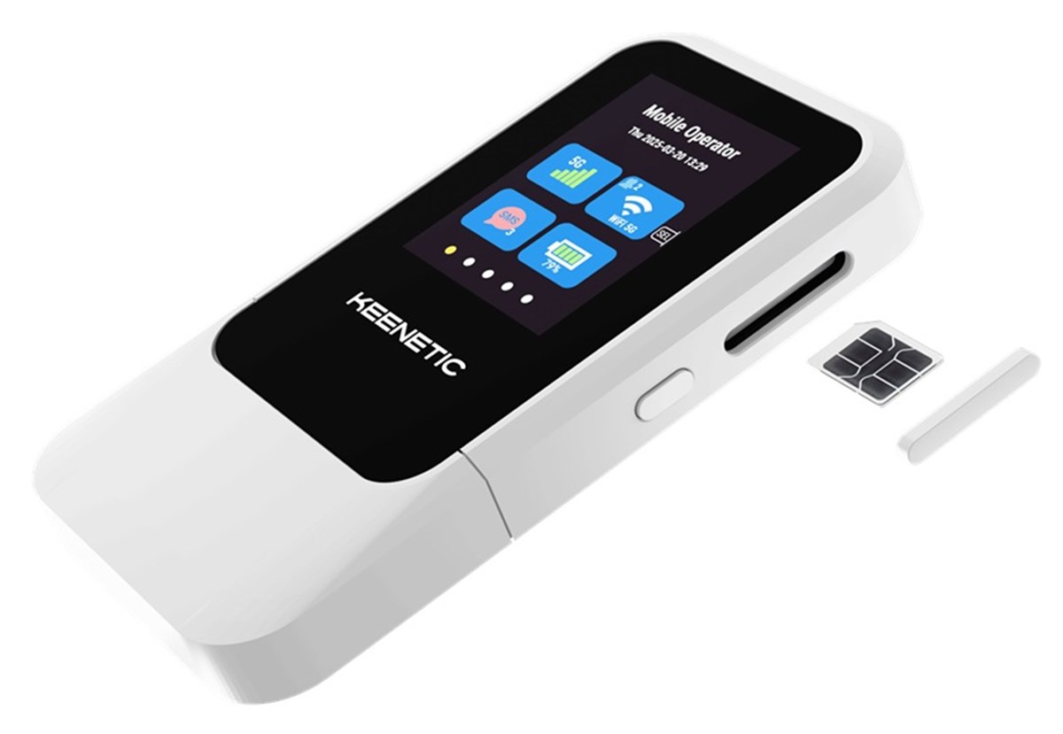 KEENETIC ROUTER ROAMER 5G MOBILE HOTSPOT WITH WI-FI 6