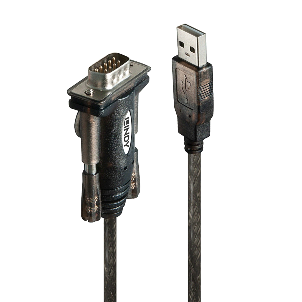 LINDY - CONVERTITORE DA USB A SERIALE (RS-232, D9 M/ USB A M)