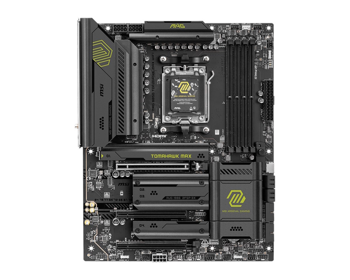 MSI MB AMD MAG B850 TOMAHAWK MAX WIFI, ATX, AM5, DDR5, 3PCI-Ex16, 4SATA3