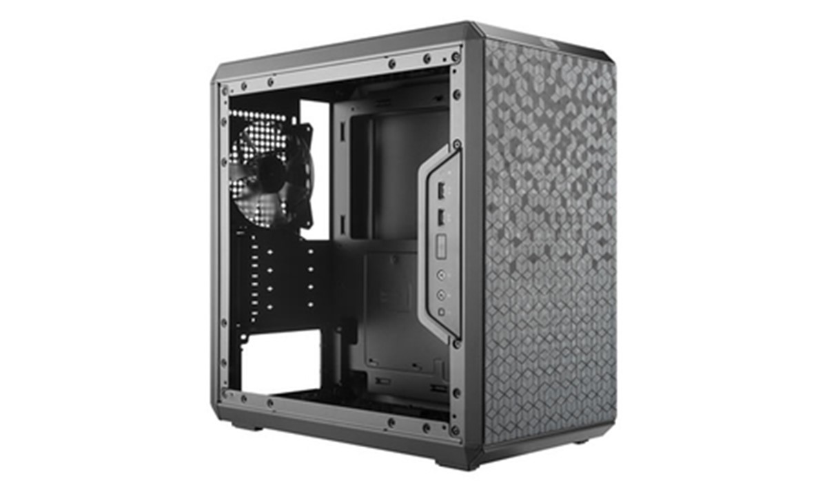 COOLER MASTER CASE MASTERBOX Q300L MID TOWER MICROATX-MINI ITX, USB3X2, AUDIO IO, 1X 3.5/2X 2.5"" BAY, 1X 120MM REAR FAN