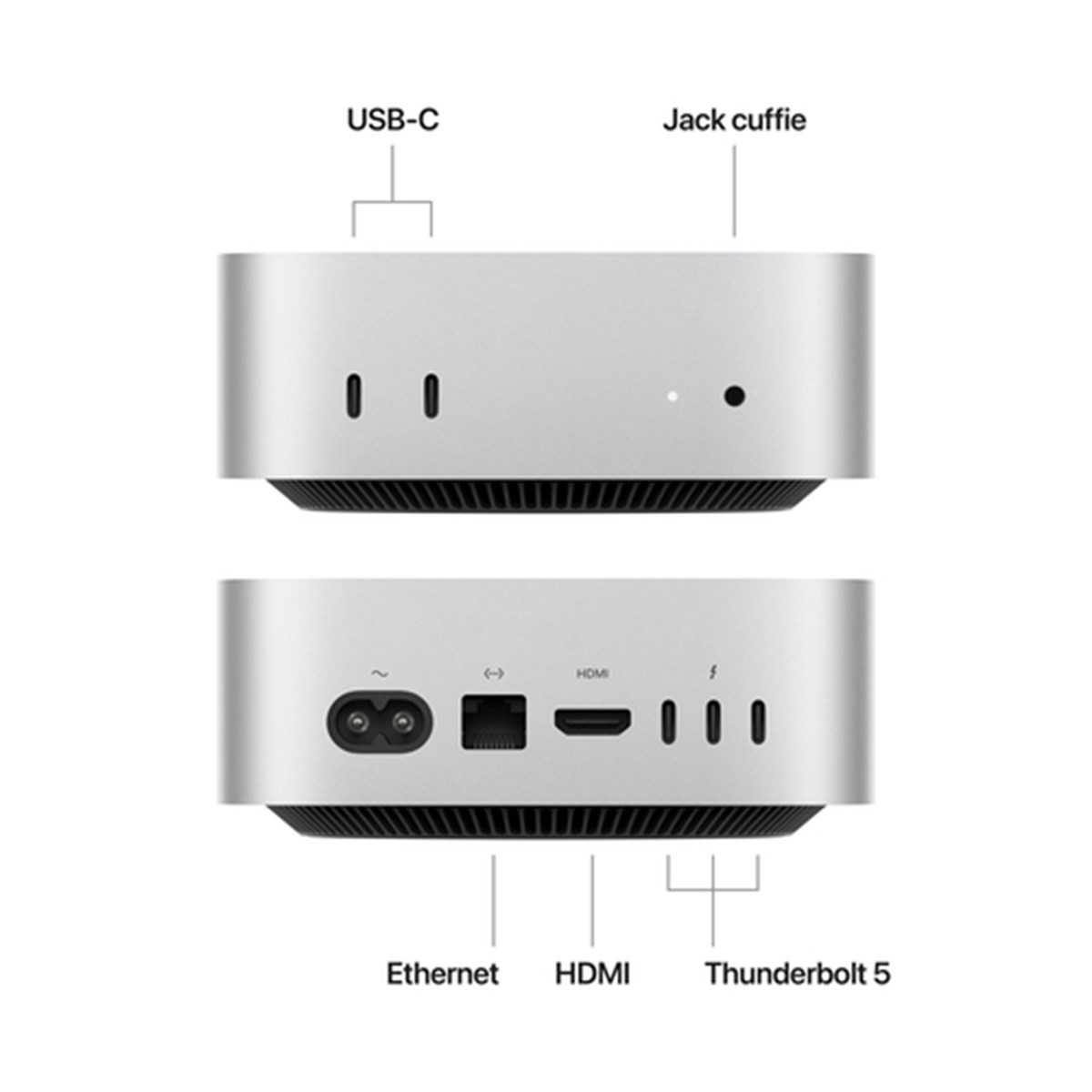APPLE MAC MINI APPLE M4 PRO CHIP WITH 12CORE CPU AND 16CORE GPU 24GB 512GB SSD