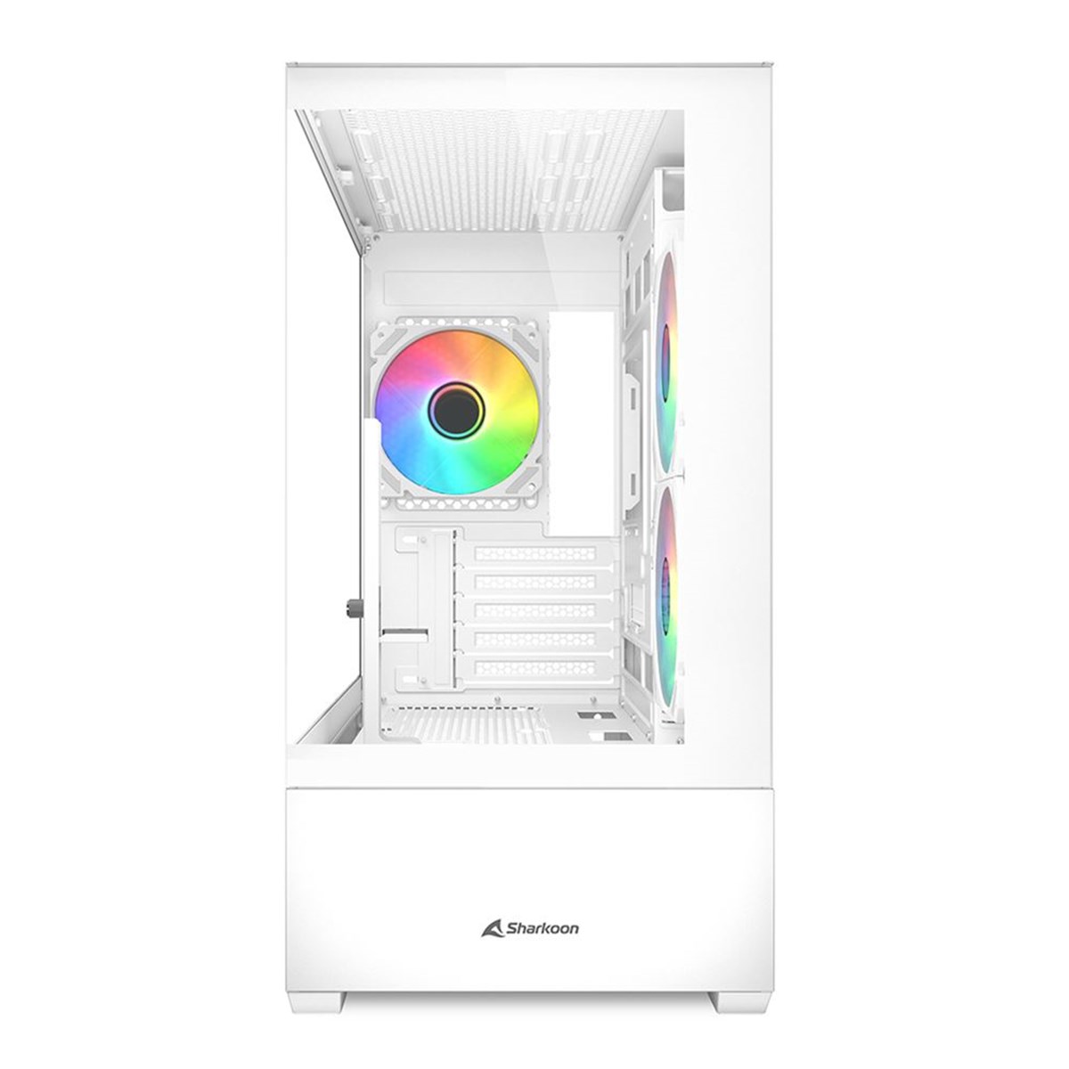 SHARKOON CASE MK6 RGB WHITE MICRO - ATX