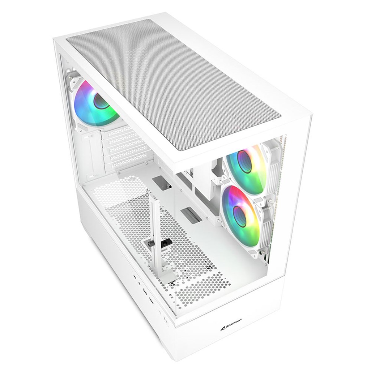 SHARKOON CASE MK6 RGB WHITE MICRO - ATX