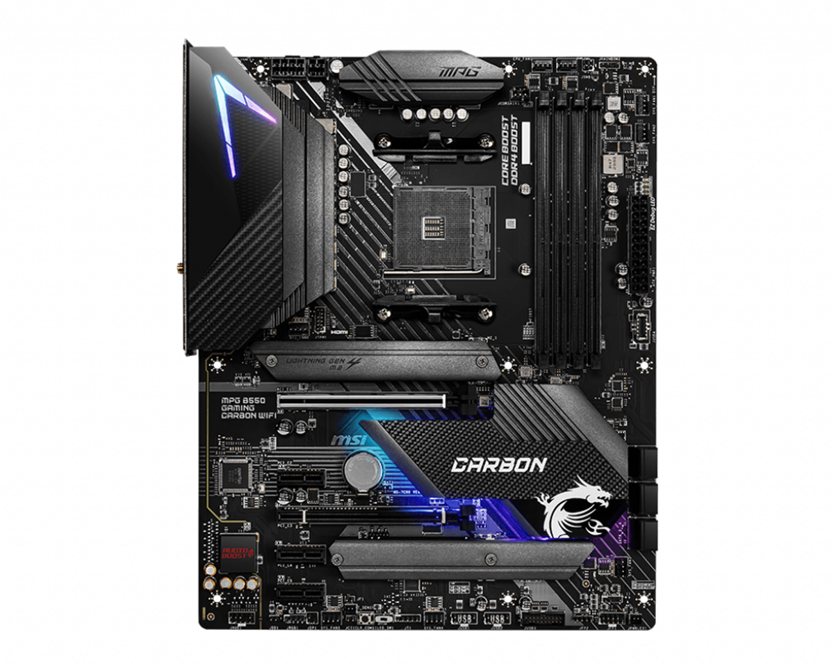 MSI MB AMD MPG B550 GAM PLUS AM4 4DDR4, 2M2 6SATA3