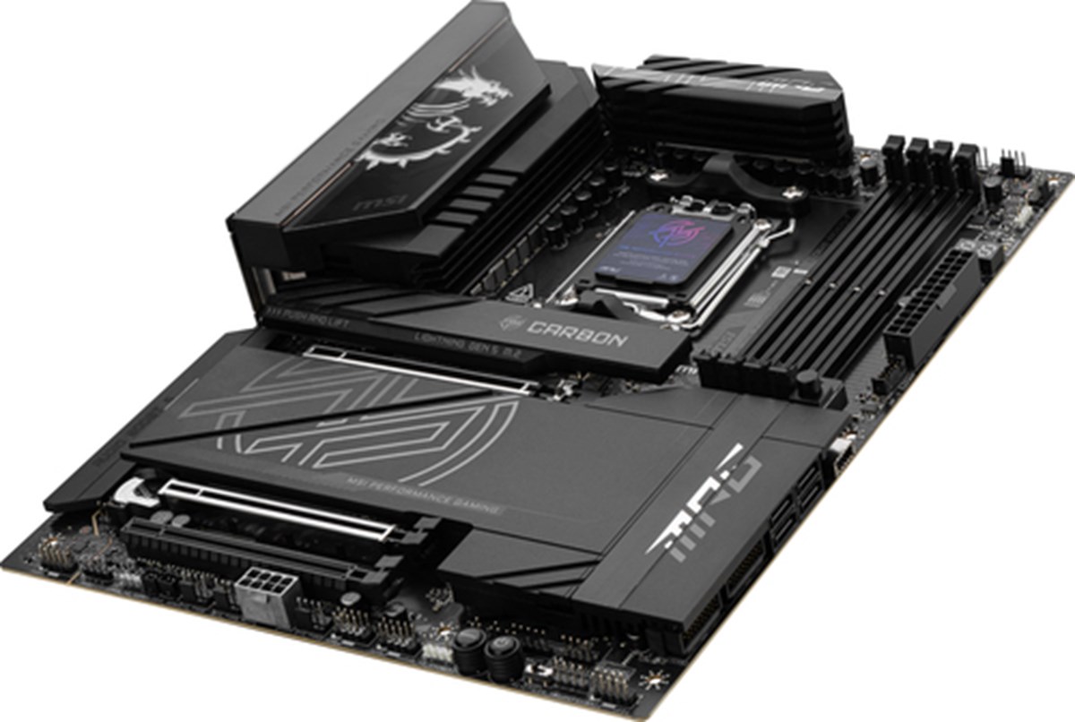 MSI MB AMD MPG X870E GAMING CARBON WIFI,X870E,AM5,4DDR5,3PCI-EX16,4M.2,4SATA3,2USB4,1USB3.2 GEN2X2,1