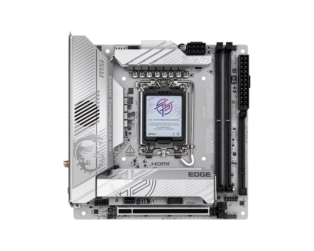 MSI MB MPG Z890I EDGE TI, GAMING, WIFI STD MPG Z890I EDGE TI WIFI,Z890,LGA1851,2DDR5,1PCI-EX16,4M.2,
