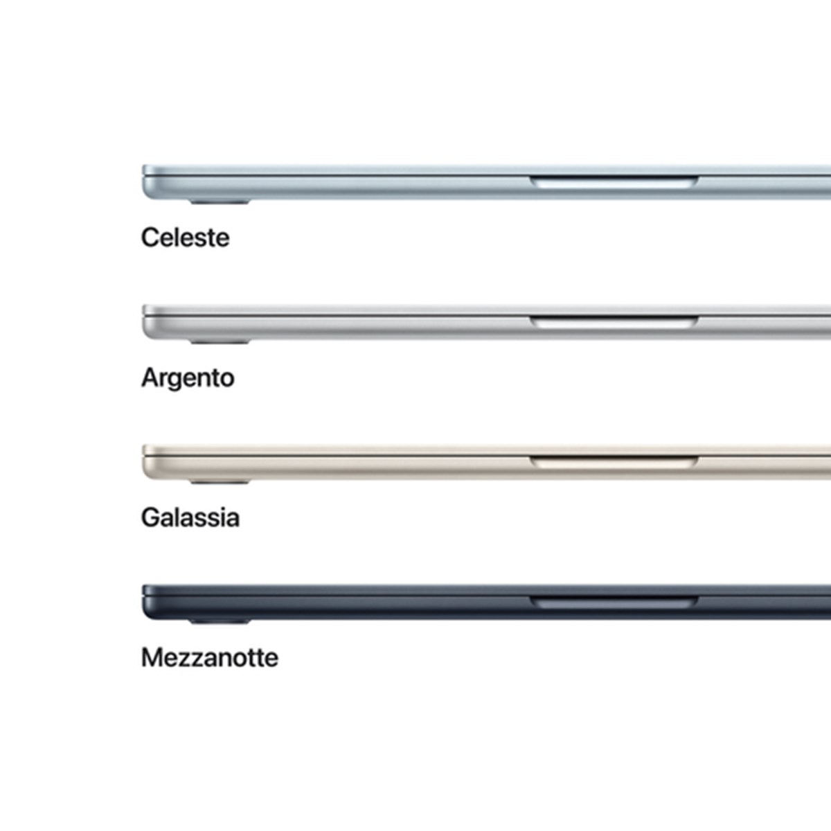 APPLE 13-INCH MACBOOK AIR APPLE M4 CHIP WITH 10-CORE CPU AND 8-CORE GPU 16GB 256GB SSD MIDNIGHT