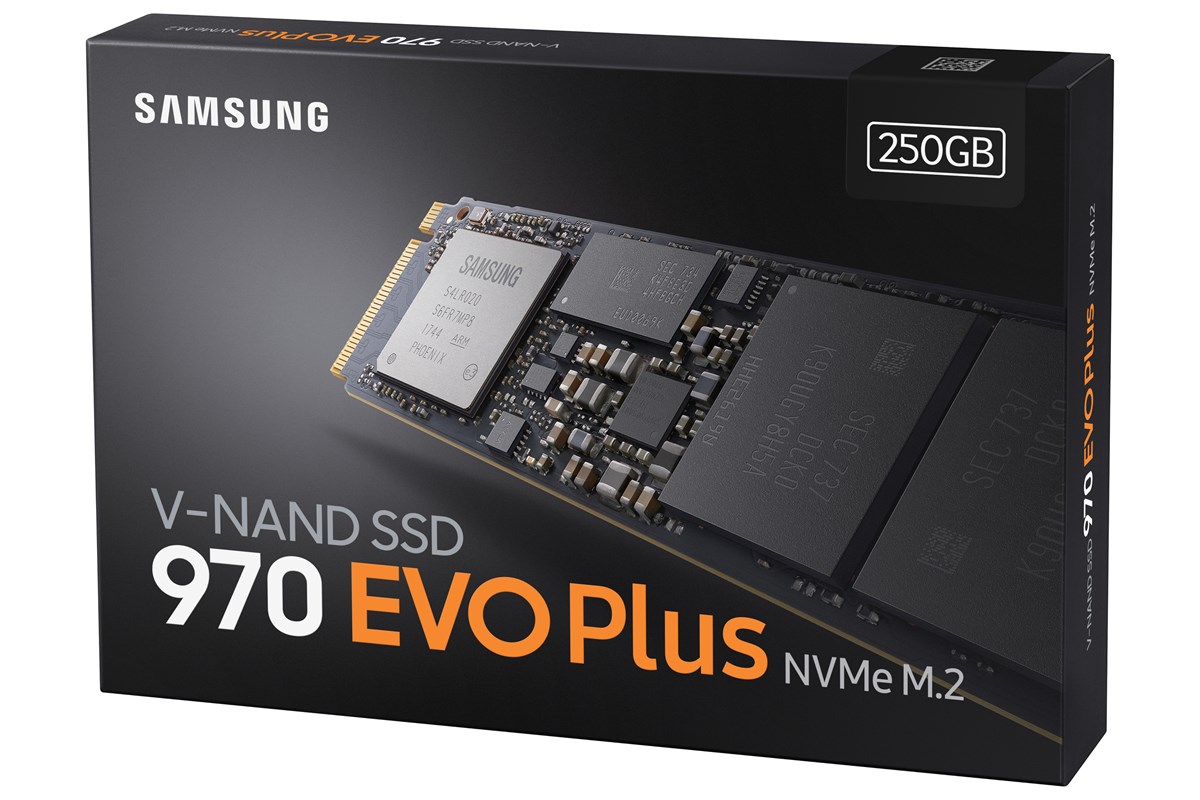 SAMSUNG SSD INTERNO 970 EVO PLUS CRITTOGRAFATO 250 GB M.2 NVME 3500/3300MB/S