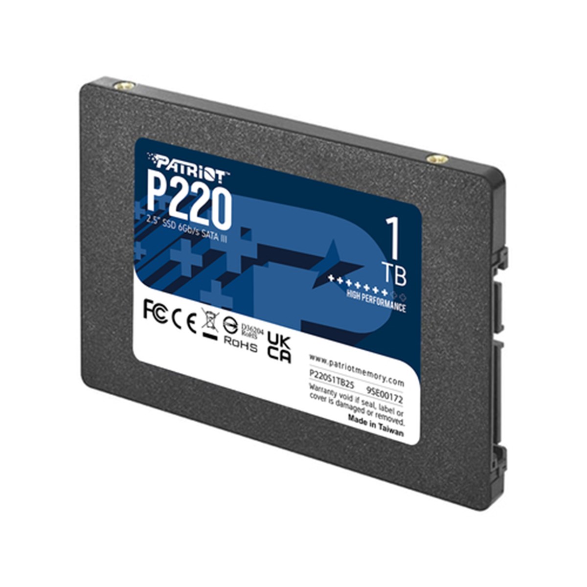 PATRIOT SSD INTERNO P220 1TB SATA3 2,5" Read/Write 500/500 Mbps