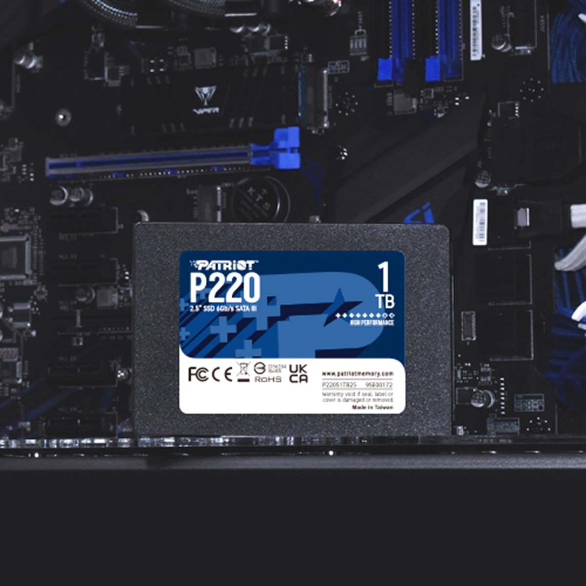 PATRIOT SSD INTERNO P220 1TB SATA3 2,5" Read/Write 500/500 Mbps