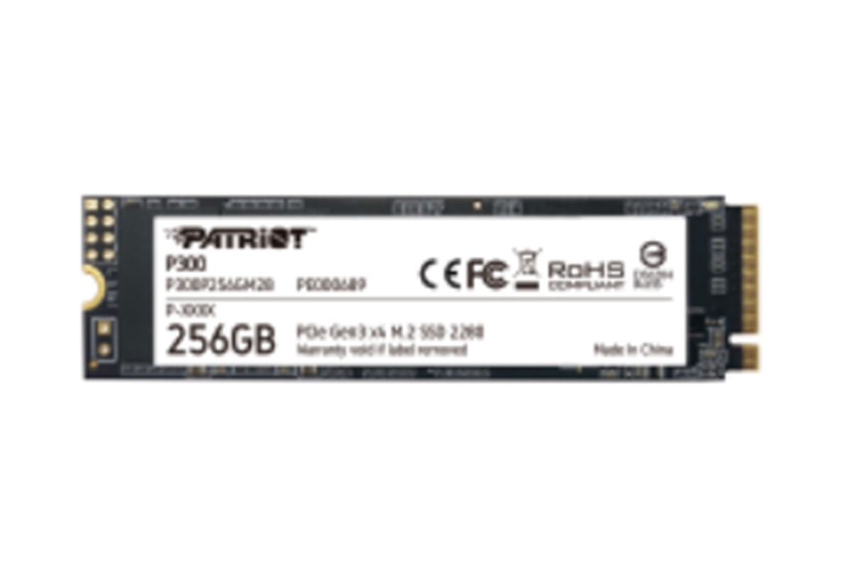 PATRIOT SSD P300 256GB M2 2280 PCIE GEN3, 1700MBS/1100MBS R/W