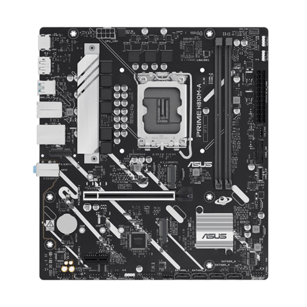 ASUS MB INTEL PRIME H810M-A-CSM, m-ATX, LGA 1851, DDR5, 1PCI-Ex16, 1PCI-Ex4, 2DIMM, HDMI/DP, 2M2/4SA