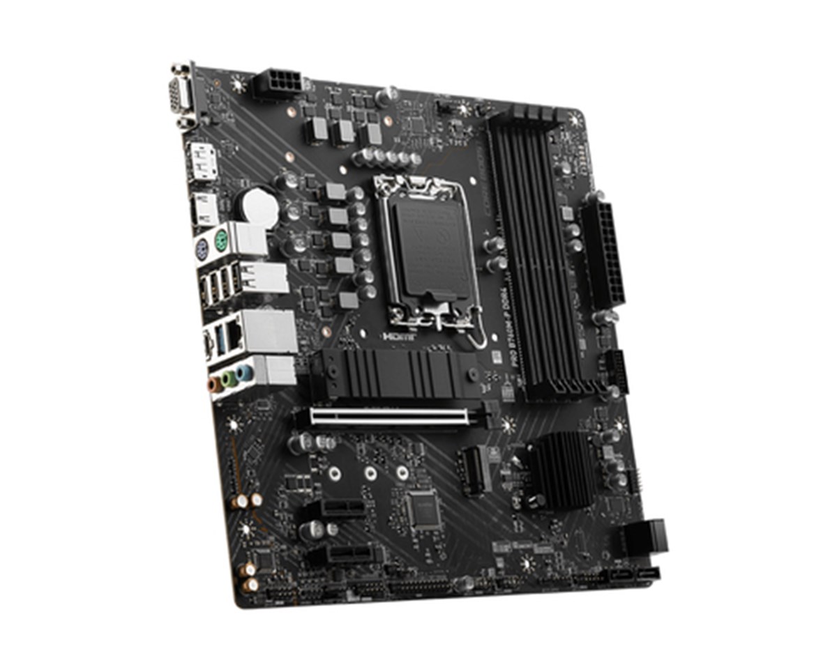 MSI MB B760, PRO B760M-P DDR4, LGA 1700, 4DDR4, 1PCI-Ex16, 2PCI-Ex1, 2M.2, 4SATA3, MATX