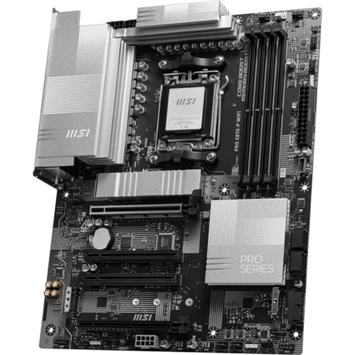 MSI MB AMD PRO X870-P WIFI,X870,AM5,4DDR5,4PCI-EX16,3M.2,4SATA3,1USB4,1USB3.2 GEN2X2,3USB3.2 GEN2,4U