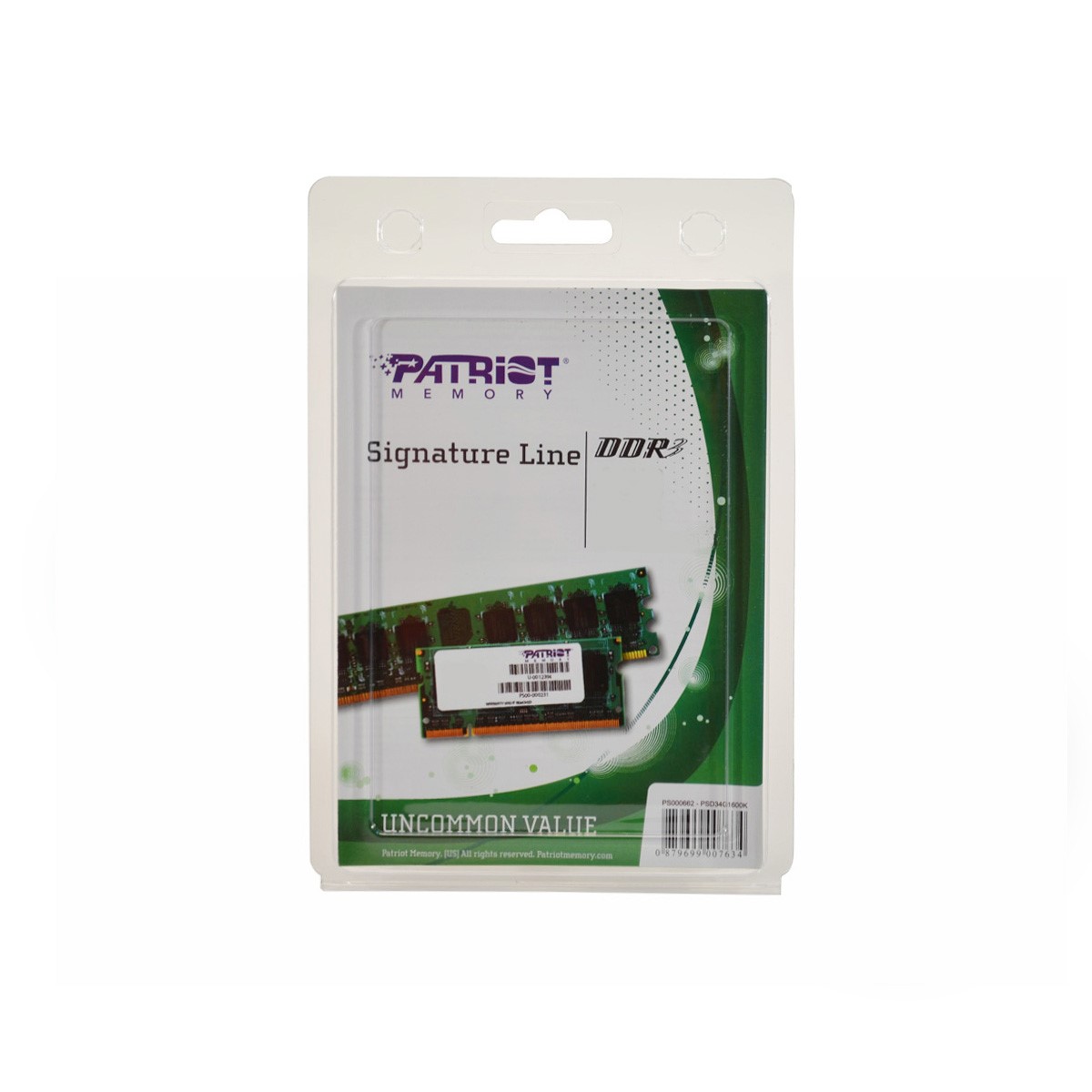 PATRIOT RAM SODIMM 4GB DDR3 1333MHZ