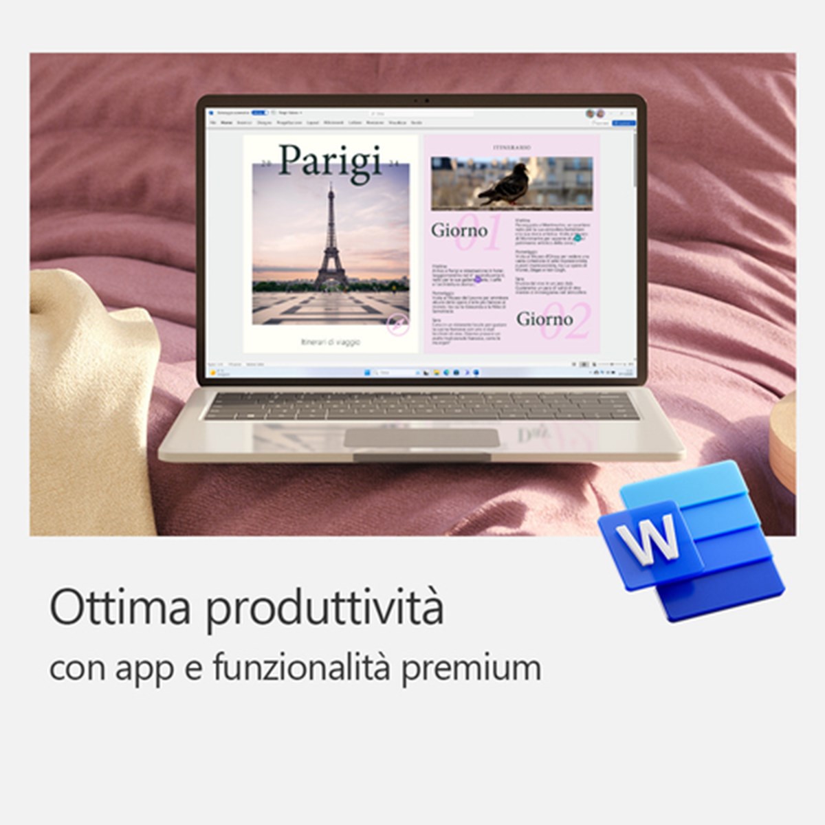 MICROSOFT M365 PERSONAL ITALIAN SUBSCR 1YR EUROZONE MEDIALESS P10