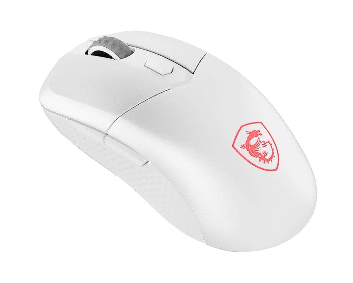MSI MOUSE VERSA 300 W BIANCO, WIRELESS, OTTICO, 8000DPI,6 PULSANTI CON ROTELLA