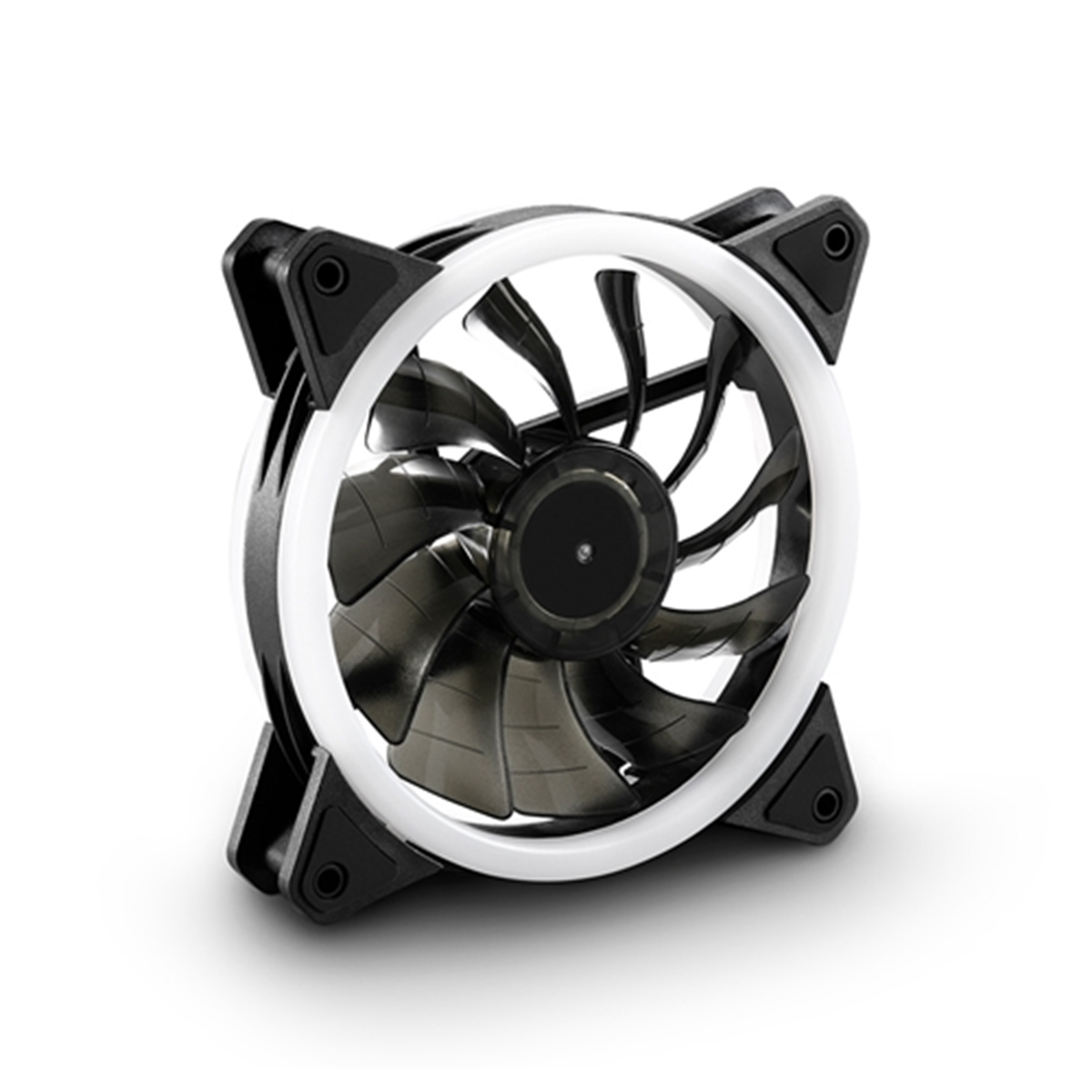 SHARKOON VENTOLA CASE SHARK BLADES PWM RGB RING FAN 120X120X25, PWM
