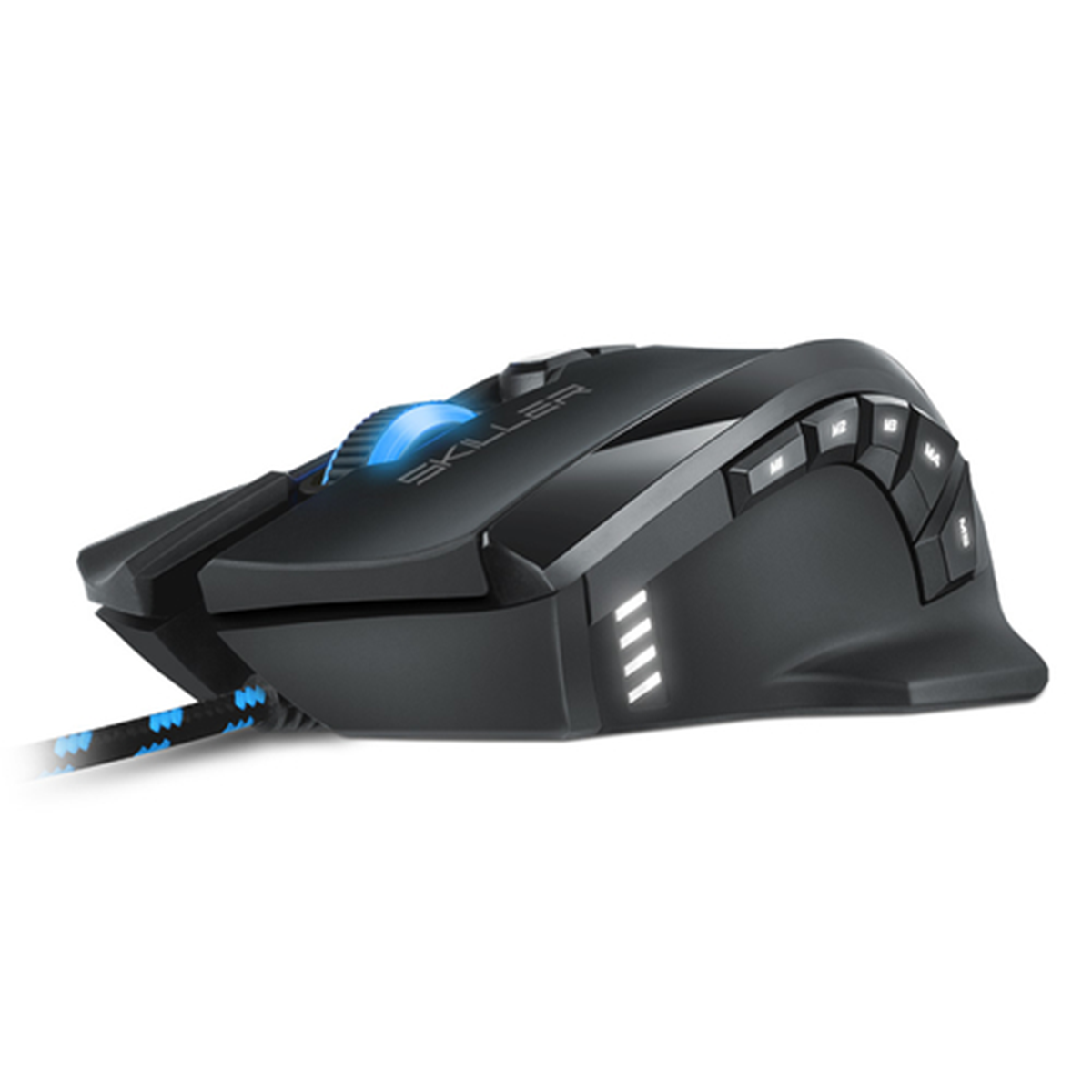 SHARKOON MOUSE GAMING SKILLER-SGM2, 1600 DPI, RGB, 6 TASTI CONFIGURABILI, USB, 1.8MT