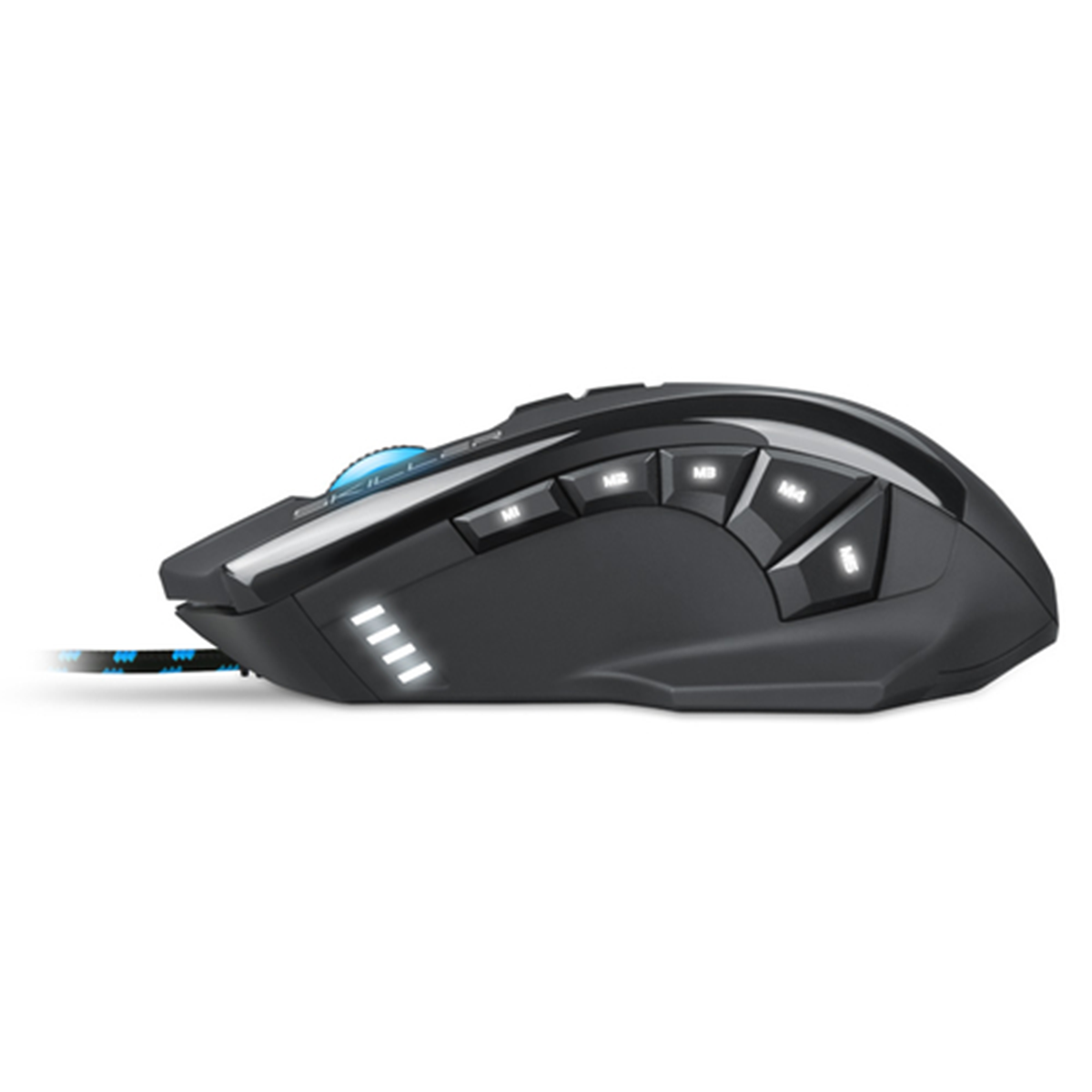 SHARKOON MOUSE GAMING SKILLER-SGM2, 1600 DPI, RGB, 6 TASTI CONFIGURABILI, USB, 1.8MT