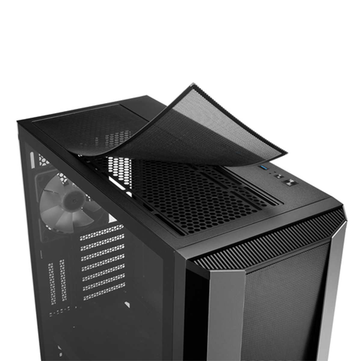 SHARKOON CASE TG7M RGB ATX VETRO TEMPERATO, 7 SLOT ESPANSIONE, 3X120MM FAN FRONT, 1X120MM FAN REAR