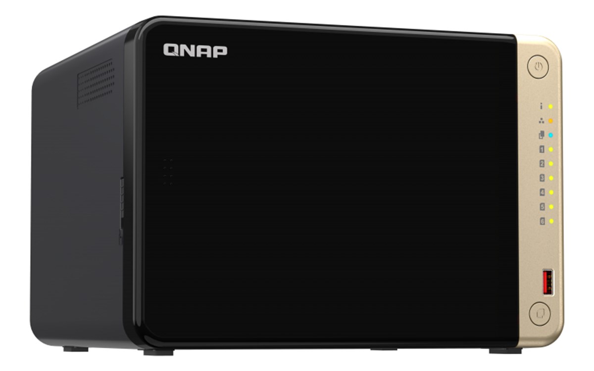 NAS QNAP TS-664 Tower 6-Bay CPU Celeronr N5105/N5095 quad-core + 8 GB DDR4 6x SATA 2,5"/3,5" + 2X M.