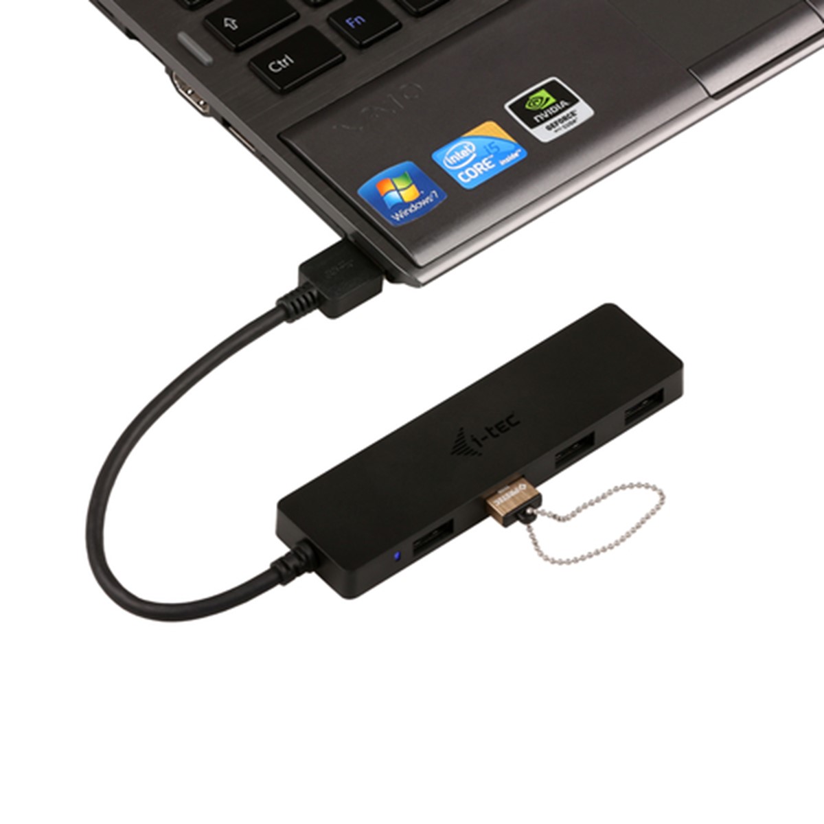 I-TEC HUB 4 PORTE USB 3.0, NO ALIMENTATORE (POWER DELIVERY)
