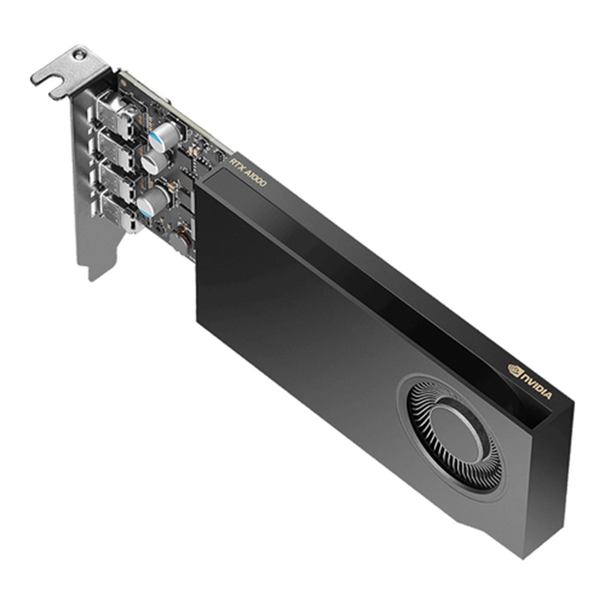 PNY VGA QUADRO RTX A1000 8GB, 4x MINI DP, 4x mDP tp AD adapter, 1x LP BRACKET, LOW PROFILE