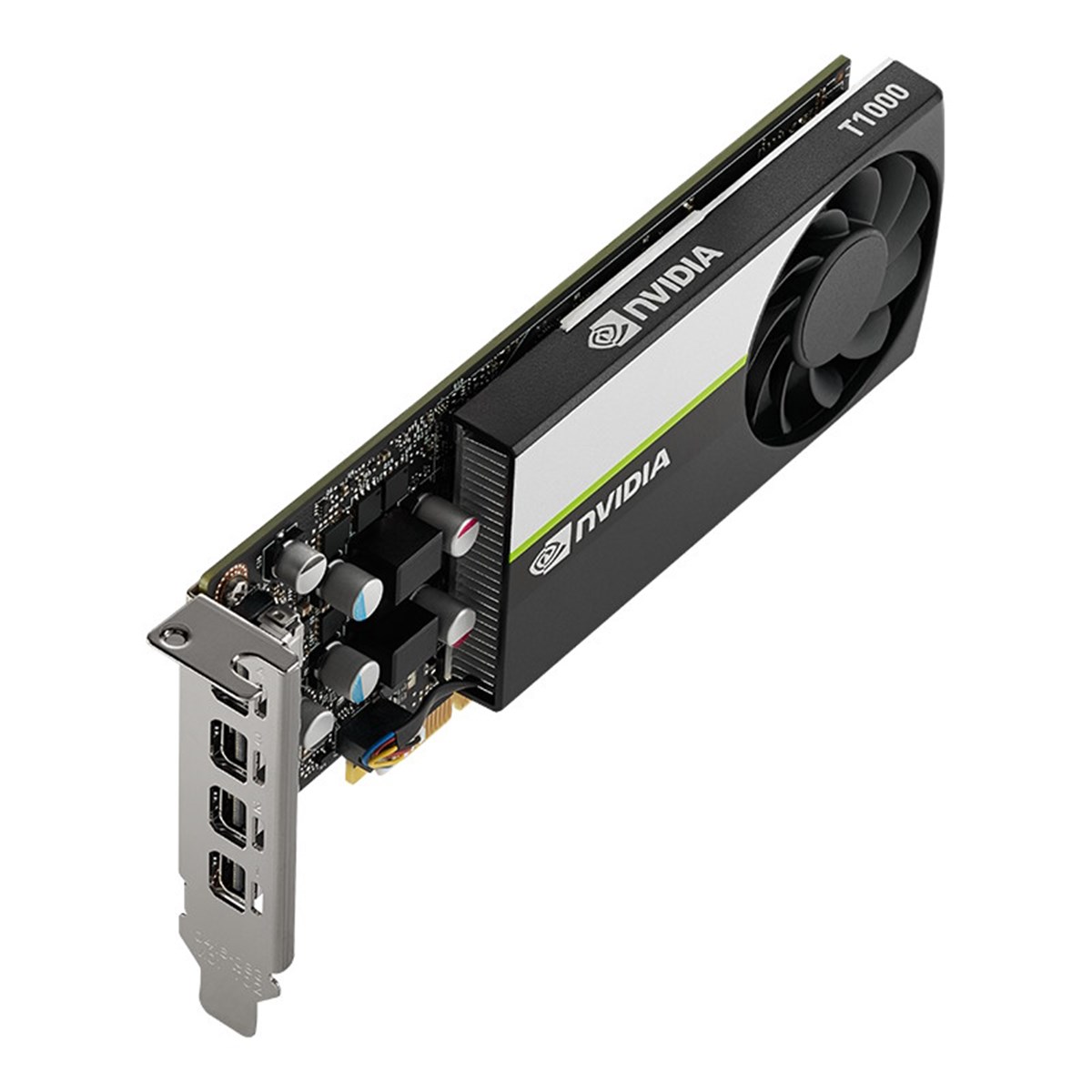 PNY VGA QUADRO T1000 LOW PROFILE 4GB GDDR6, 4x Mini DP, 4x mDP to DP adapter, 1x ATX bracket