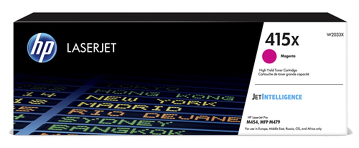 HP TONER 415X, MAGENTA LASERJET M454/M479, 6.000 PAG