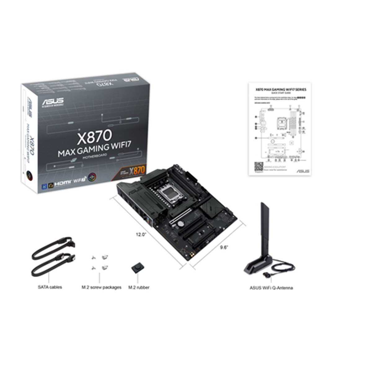 ASUS MB X870 MAX GAMING WIFI7//AM5,X870,USB4,WIFI7,AURA