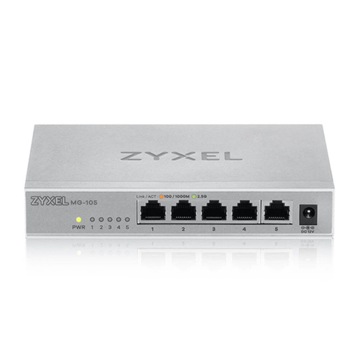 ZYXEL SWITCH XMG-108 UNMANAGED, 5 PORTE 2.5GBE1 PORTA 10GBE SFP+, DESKTOP