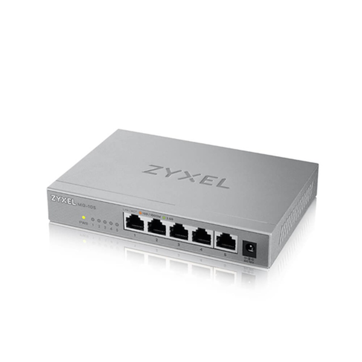 ZYXEL SWITCH XMG-108 UNMANAGED, 5 PORTE 2.5GBE1 PORTA 10GBE SFP+, DESKTOP