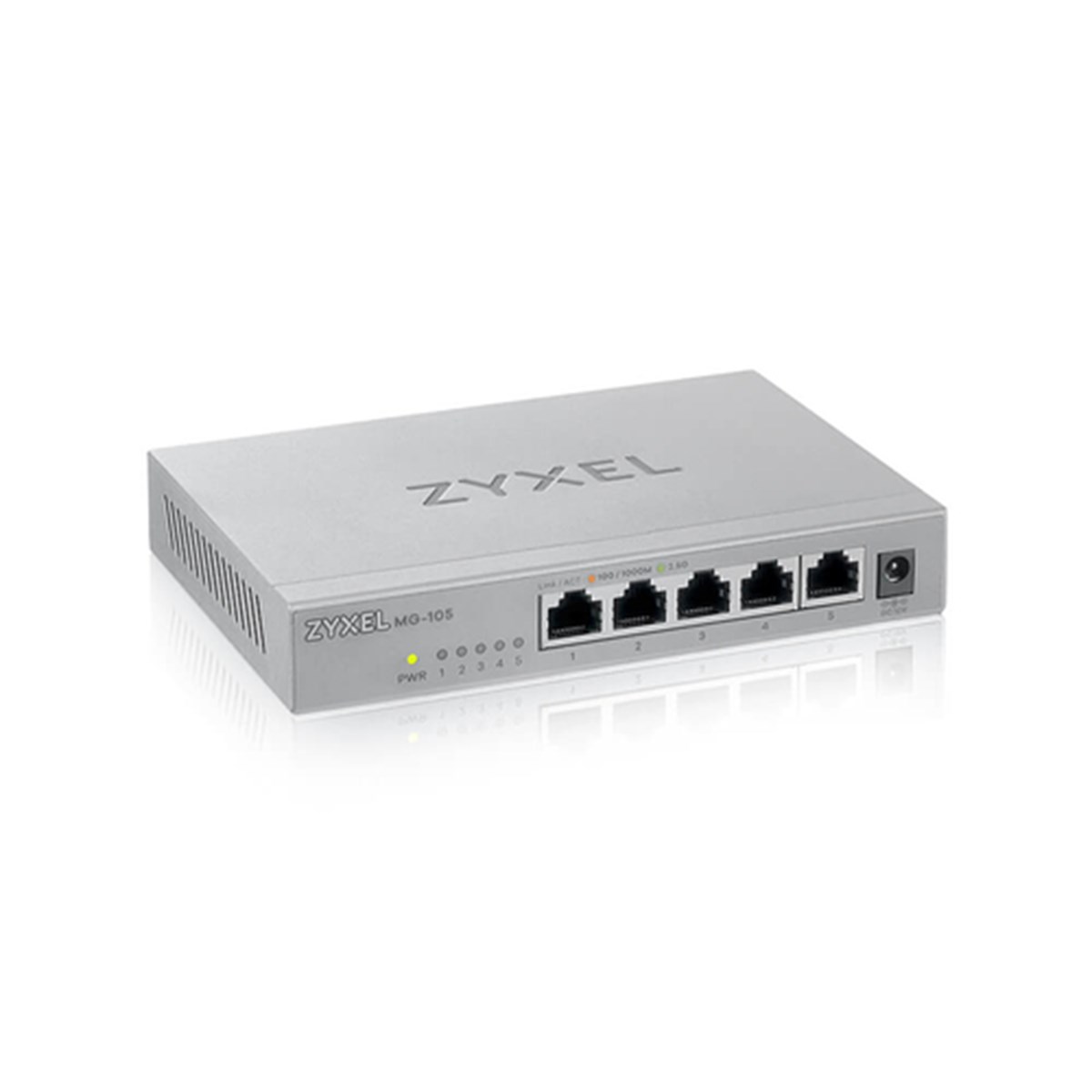 ZYXEL SWITCH XMG-108 UNMANAGED, 5 PORTE 2.5GBE1 PORTA 10GBE SFP+, DESKTOP
