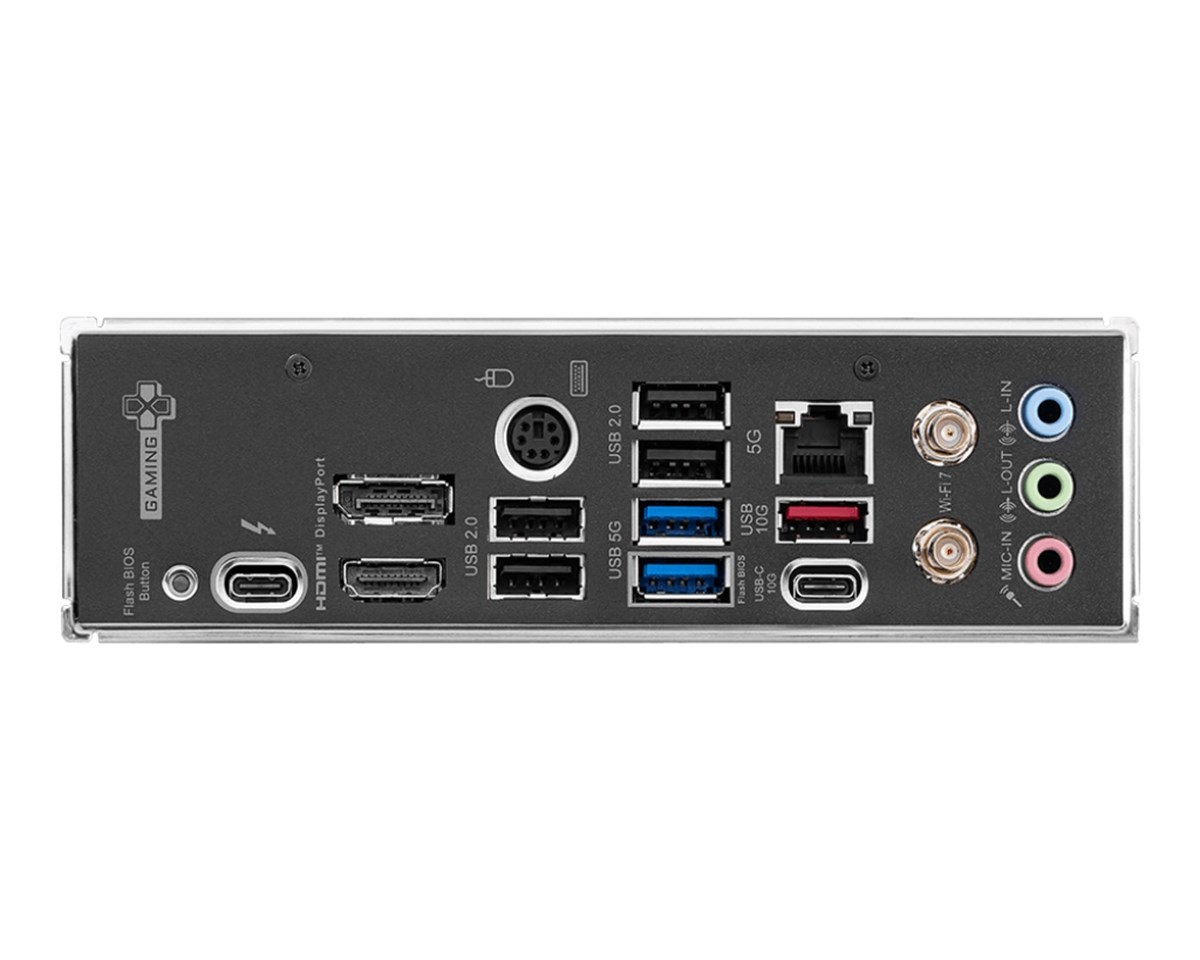 MSI MB Z890 GAMING PLUS WIFI, Z890,LGA1851,4DDR5,3PCI-EX16,1PCI-EX1,4M.2 ,1USB4, 1USB3.2 GEN2 X2