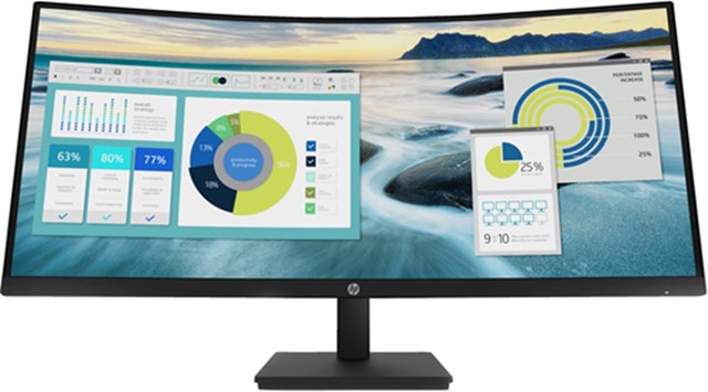 HP MONITOR CURVO 34 LED VA 21:9 WQHD 5MS 250 CDM, REG ALTEZZA, USB-C, DP/HDMI, MULTIMEDIALE, P34hc G4
