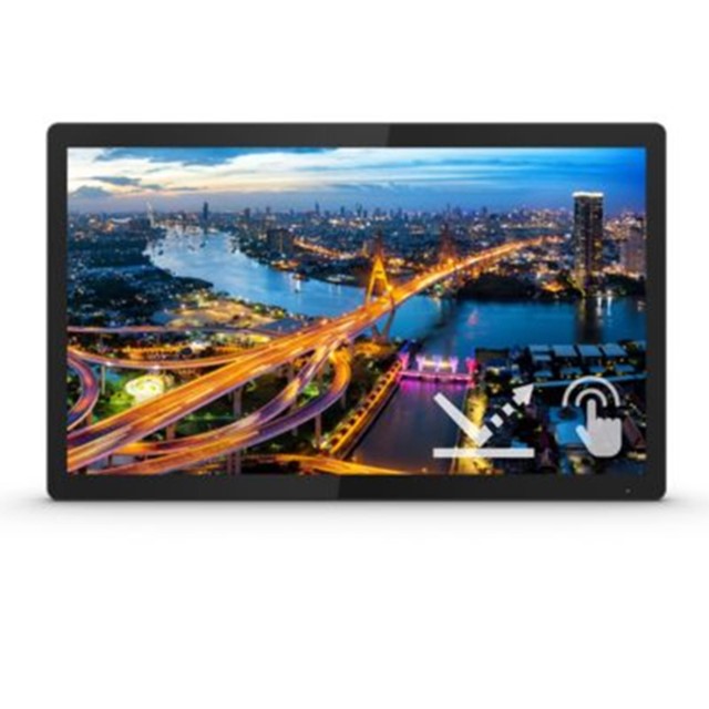 PHILIPS MONITOR TOUCH 21,5 LED IPS 16:9 FHD, 400 CDM 4MS, IP65, VGA/DVI/HDMI/DP  SENZA BASE