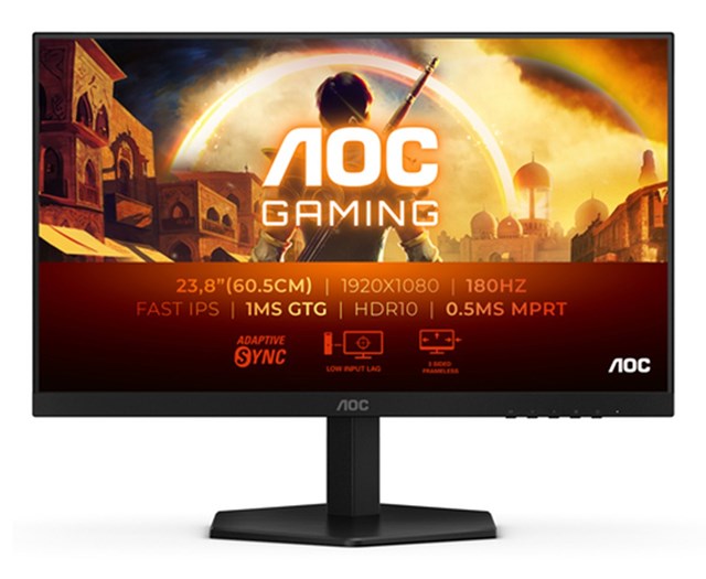 AOC MONITOR GAMING 23,8 LED IPS FHD 1MS 300 CDM 180Hz, DP/HDMI
