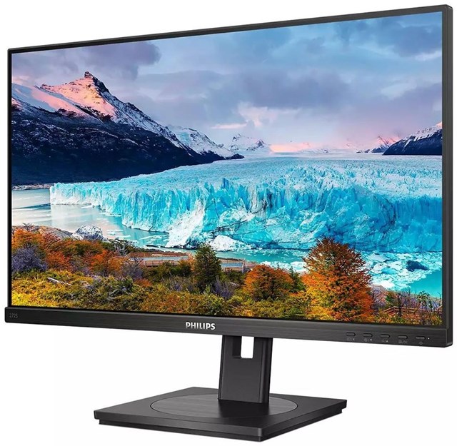 PHILIPS MONITOR 27 LED IPS FHD 16:9 4MS 250 CDM, VGA / DVI-D /  HDMI / DP PIVOT, WEBCAM MULTIMEDIALE