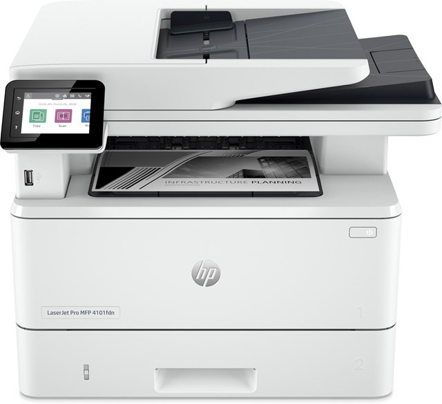 HP MULTIF. LASER A4 B/N, LASERJET PRO 4102FDN, 40PPM, ADF, FRONTE/RETRO, USB/LAN, 4IN1