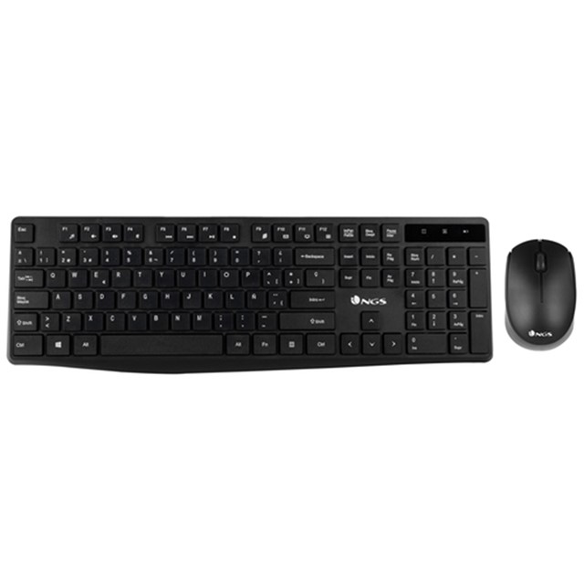 NGS BUNDLE WIRELESS MOUSE + TASTIERA 2.4GHZ,